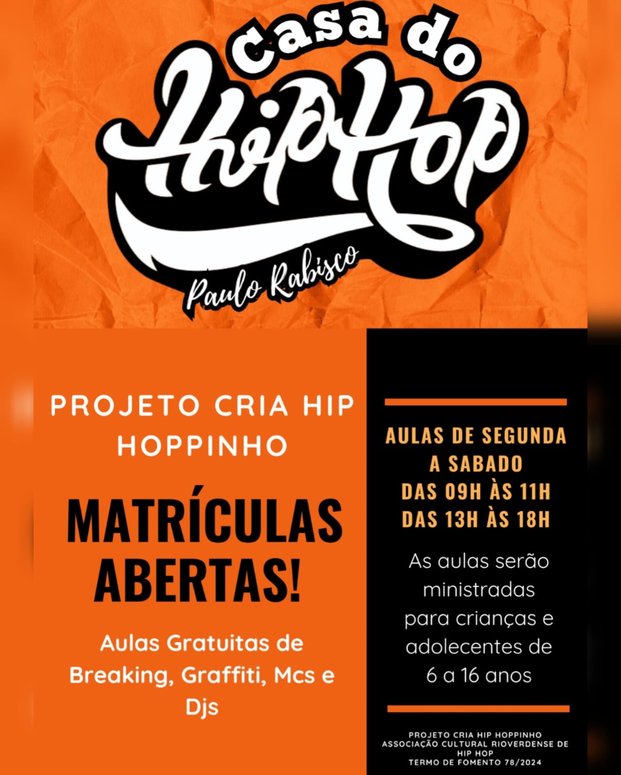 Projeto Cria Hip Hoppinho...